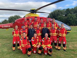 The air ambulance crew