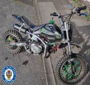 An off-road bike has been seized after a police chase in Walsall