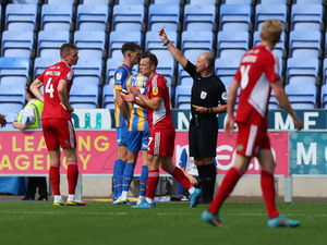 Supporting image for story: Shrewsbury Town to appeal Tom Flanagan red card 