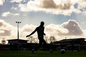 Yerson Mosquera during Wolves training (Photo by Brett Patzke - WWFC/Wolves via Getty Images)