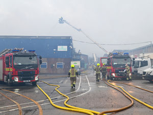 Supporting image for story: Major fire in Willenhall likely to have started accidentally, fire investigators say
