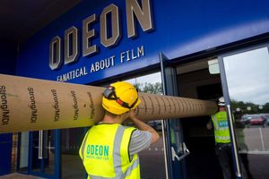 A new screen has been installed at Telford's Odeon as part of a refurbishment
