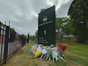 Supporting image for story: Three died in blaze at former RAF base after part of building ‘collapsed’