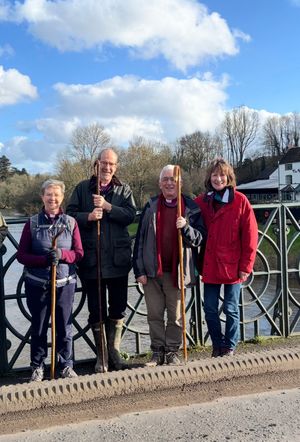 Services took place on three churches along the River Severn