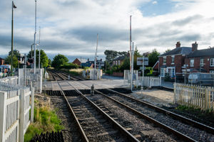 The level crossing at Wem will be closed for the duration of the works