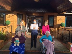 Supporting image for story: Bridgnorth care home residents take strides to support NHS workers