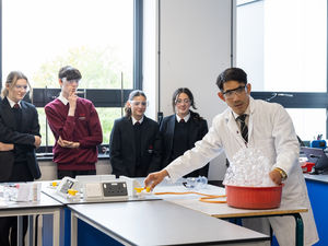 Pupils at Belvidere School enjoy a science lesson. Picture: Belvidere School 