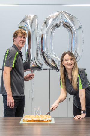 Managing Director Joe Collison and Operations Director Heidi Vaughan.