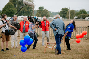 Roo Irvine, Philip Serrell and Thomas Forrester share a laugh