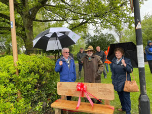 Supporting image for story: New bench pays tribute to town's spirit through the pandemic