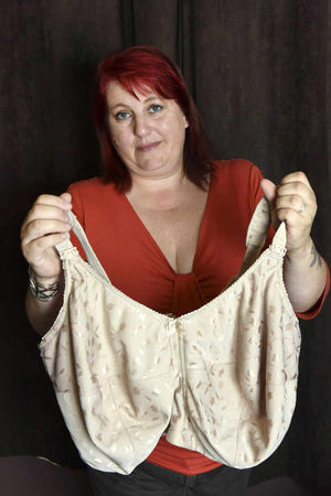 Rachel says her breasts grew after the birth of each of her children