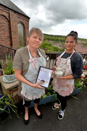 Jacqui Riley from Halesowen and Annie Sutton from Bridgnorth, of Violet's Tea Room