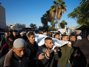 Supporting image for story: Israeli strike on Gaza tent camp kills at least 21 people, health official says