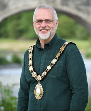 Builth Wells Mayor Councillor Mark Hammond