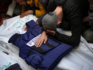 Supporting image for story: Israeli strike kills five Palestinian journalists in Gaza Strip