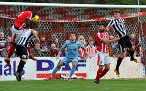 Stourbridge overcame Stafford Rangers 2-1 in the last round (Picture: Alan Fogarasy)