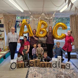 ABC Day Nursery, based at Hollinswood Infant School, has celebrated an 'Outstanding' Ofsted report. Pic: ABC Day Nursery Ltd