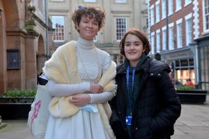 Students Alice Rugman and Eli Guidon don't agree that now is the time to scrap face mask rules