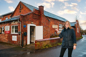 Loppington Village Hall near Wem, pictured: Trustee Irina Bassett