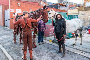 Silver meets Joey with Hippodrome Chief Executive and Artistic Director, Fiona Allan