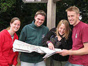 Supporting image for story: Trekkers take high road for wildlife