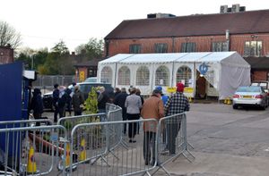 Testing is done at the Guru Nanak Sikh Gurdwara in Sedgley Street
