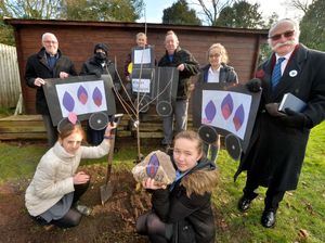 Supporting image for story: Tree planted at primary school to mark Holocaust Memorial Day