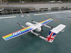 Supporting image for story: Ex-fighter pilots to fly drones carrying Covid-19 tests and samples