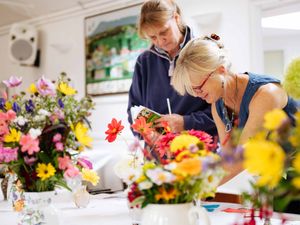 Supporting image for story: Green-fingered Shropshire villagers proved they know their onions, pumpkins, flowers etc, etc