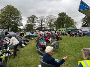 Veterans watching the show