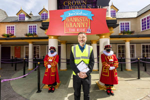 David Walliams officially gives the green light to Gangsta Granny: The Ride at Alton Towers Resort