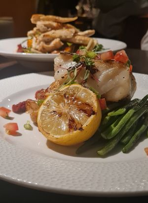 Main courses at the Green House pub restaurant in Sutton Coldfield