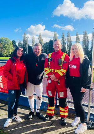 Dan and Nathan McGarry. Photo: Midlands Air Ambulance Charity