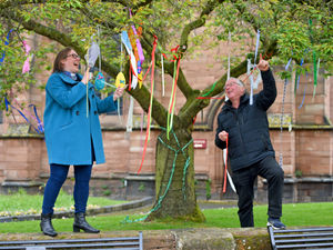 Supporting image for story: Newport has colourful makeover as mayor encourages people to be hopeful