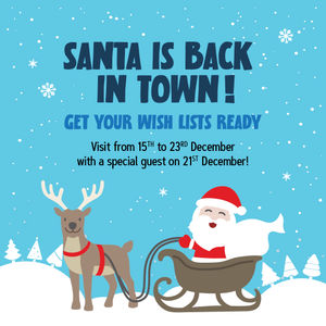 Visit Santa in his Ice Palace at the Mander Centre with Enjoy Wolverhampton.