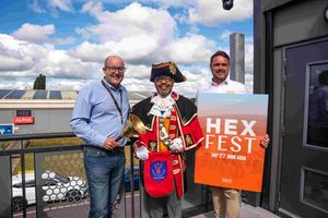 Rugeley town crier, Adrian Basford, launches HEXFEST 2026