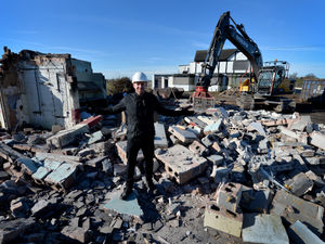 Supporting image for story: Bulldozers move in on eyesore Albrighton hotel