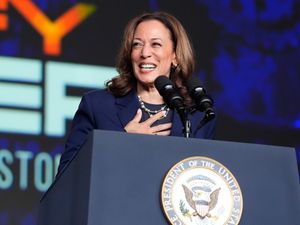 Supporting image for story: Harris campaign says it raised more than 300 million dollars in July