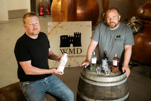 Jordan Lunn and Dean Nolan pose at their new facility in the Waterfront in Brierley Hill