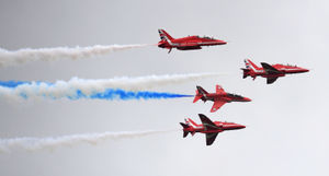 Red Arrows at RAF Cosford Air Show 2024