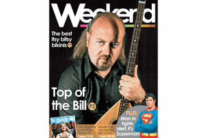 Supporting image for story: Bill Bailey on fruit flans and car horns in Weekend