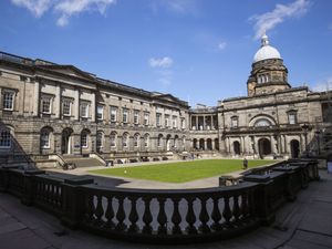 Exterior view of an Edinburgh University building