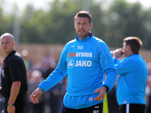 Supporting image for story: Rob Edwards hails AFC Telford striker Anthony Dwyer's match-winning goal