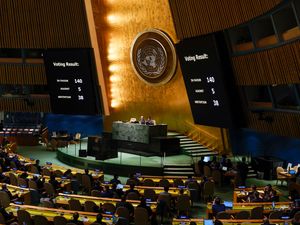 Supporting image for story: UN assembly backs resolution blaming Russia for Ukraine’s humanitarian crisis