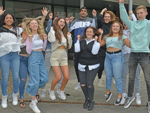 Supporting image for story: A-level results day as it happened: Students find out their grades