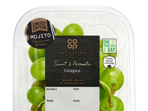 Supporting image for story: Co-op to launch range of grapes that taste like a Mojito cocktail