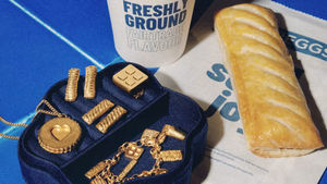The collection launches in time for London Fashion Week. Photo: Greggs