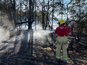 Supporting image for story: Man injured in Newport baler and crop fire