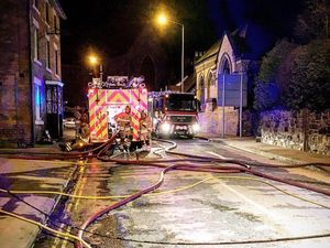 Supporting image for story: Welshpool town centre garage blaze under investigation
