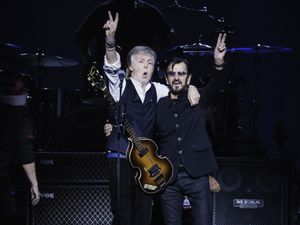Supporting image for story: Ringo Starr and Ronnie Wood reflect on surprise reunion with Paul McCartney